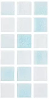 Modern 1X1 093111MANTID Fog Green Cannes Anti-slip Glass - 111 Mosaic Tile - B2C TILE OUTLET