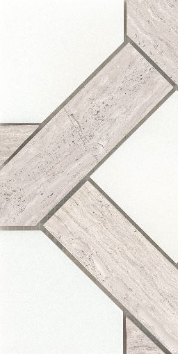 Modern 9X9 Cream Cross Pattern Polished Marble Mosaic Tile B2C-ALLUCR0909MMA - B2C TILE OUTLET