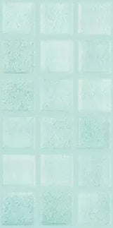 Modern 1X1 Squares 093503MANTID Fog Caribbean Green Anti-slip Glass - 503 Mosaic Tile - B2C TILE OUTLET