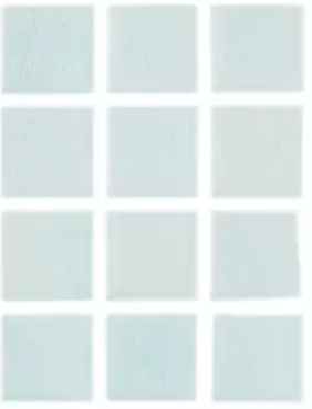 Modern 2X2 Squares 096510MANTID Fog Clear Sky Blue Anti-slip Glass - 510 Mosaic Tile - B2C TILE OUTLET