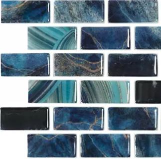 MODERN 1X2 5604 ROYAL GLOSSY GLASS - MOSAIC TILE