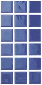 Modern 1X1 093803MANTID Navy Blue Anti-slip Glass - 803 Mosaic Tile - B2C TILE OUTLET
