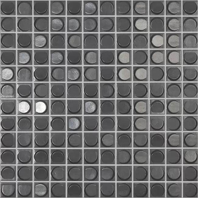 MODERN 1X1 AURA PEPPER GLOSSY GLASS - MOSAIC TILE