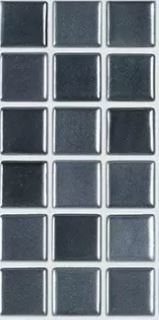 MODERN 1X1 MAGIC BLACK GLOSSY GLASS - 46 MOSAIC TILE