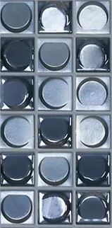 MODERN 1X1 NIGHT BLEND GLOSSY GLASS - MOSAIC TILE