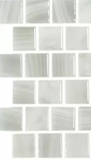 MODERN 1X1 5600 PEARL BRIC GLOSSY GLASS - MOSAIC TILE