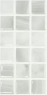 MODERN 1X1 5600 PEARL RIVE GLOSSY GLASS - MOSAIC TILE
