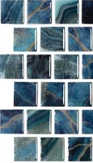 MODERN 1X1 5604 ROYAL BRIC GLOSSY GLASS - MOSAIC TILE