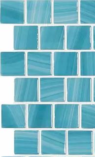 MODERN 1X1 5609 ZEN BL BR GLOSSY GLASS - MOSAIC TILE