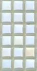 MODERN 1/2X1/2 SQUARES FOTOLUMINI3- 1/2 FIREGLASS#3 PEARL GLOSSY GLASS - 409 MOSAIC TILE