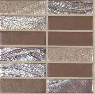 MODERN 1X3 TRIBECA GLOSSY GLASS - MOSAIC TILE