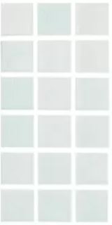 MODERN 1X1 093551MANTID SHELL AIR - 551 ANTISLIP GLASS MOSAIC TILE