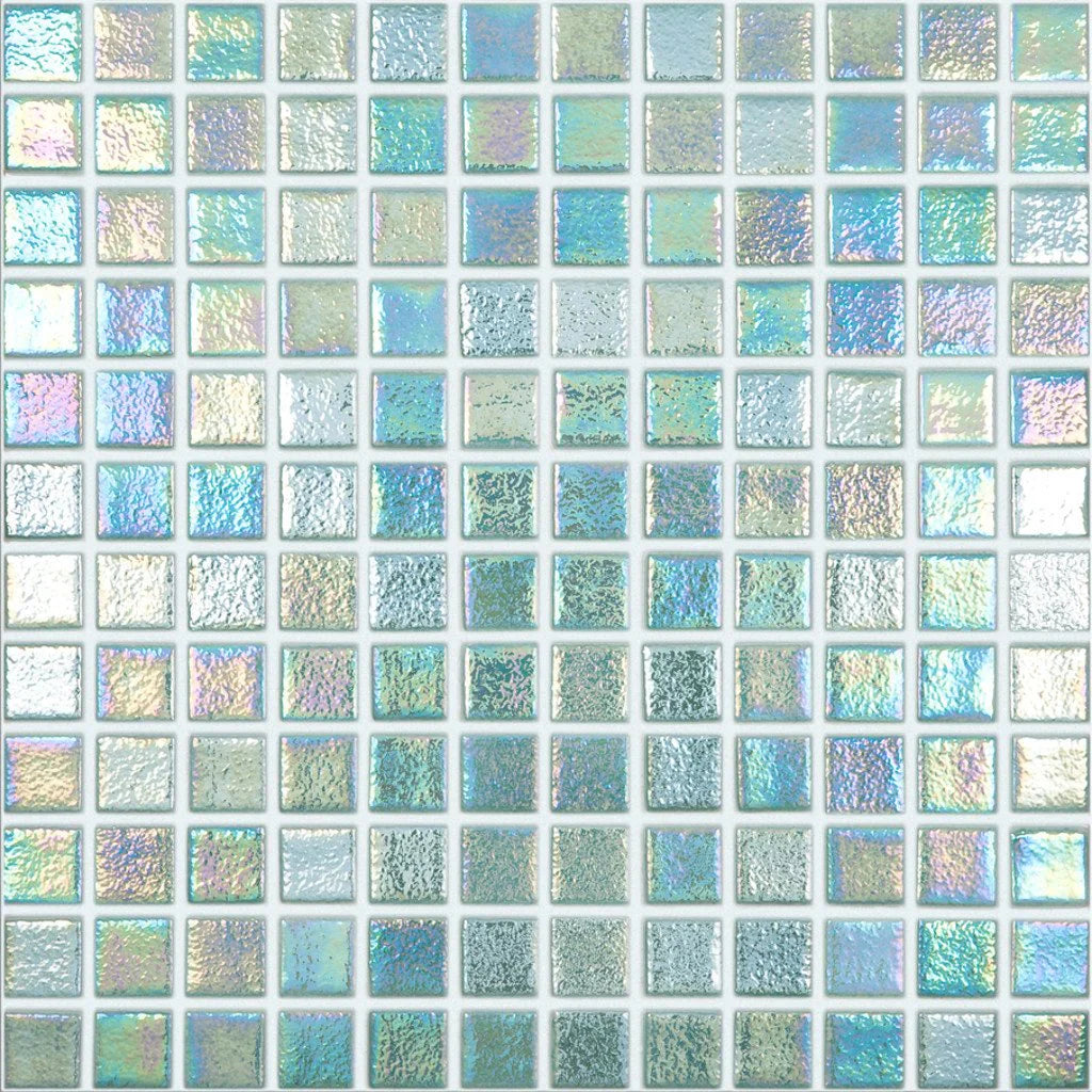 MODERN 1X1 093553MANTID SHELL CRYSTAL - 553 ANTISLIP GLASS MOSAIC TILE