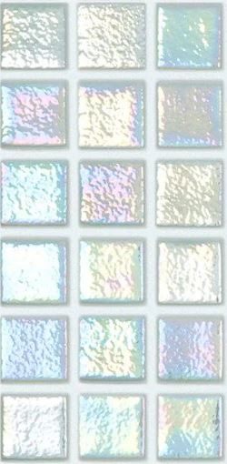 MODERN 1X1 093554MANTID SHELL MYSTIC - 554 ANTISLIP GLASS MOSAIC TILE