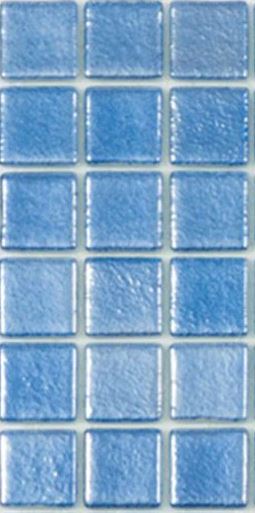 MODERN 1X1 093561MANTID SHELL DEEP OCEAN BLUE - 561 ANTISLIP GLASS MOSAIC TILE