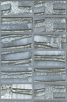 MODERN 1X2 095658M GALAXY SILVER - 658 MOSAIC TILE - B2C TILE OUTLET