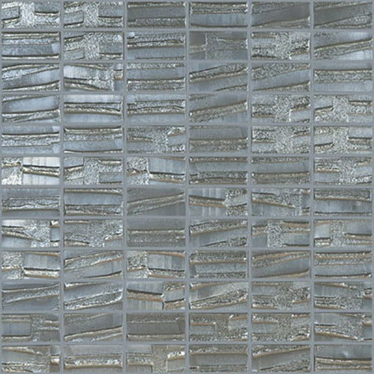 MODERN 1X2 095658M GALAXY SILVER - 658 MOSAIC TILE - B2C TILE OUTLET