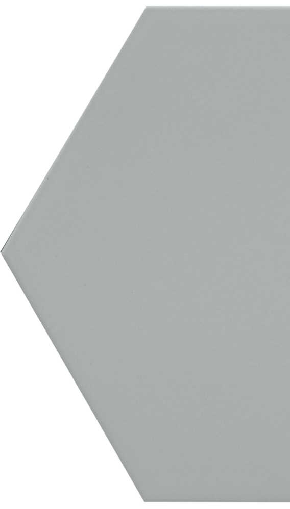 Modern 11X13 Silver Hexagon Porcelain Matte Mosaic Tile B2C-RHYTHXSI1113 - B2C TILE OUTLET