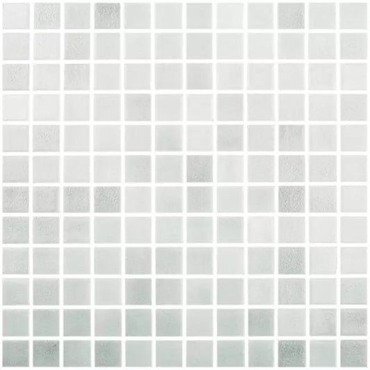 MODERN 1X1 093514MANTID FOG GRAY ANTI-SLIP GLASS - 514 MOSAIC TILE