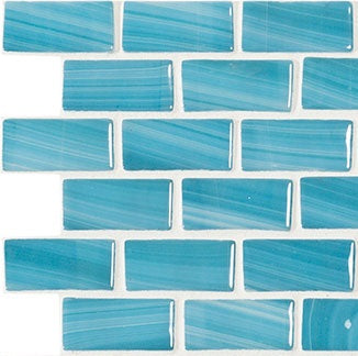 MODERN 5609 ZEN BL 1X2 GLOSSY GLASS - MOSAIC TILE