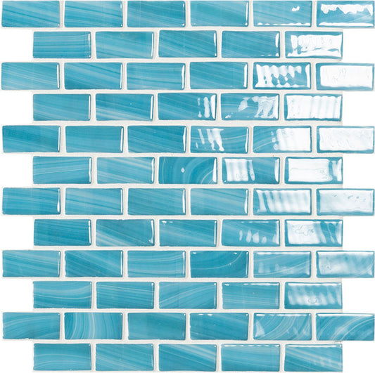 MODERN 5609 ZEN BL 1X2 GLOSSY GLASS - MOSAIC TILE