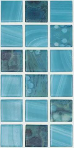 MODERN 1.5X1.5 5707 SKY MT MATTE GLASS - MOSAIC TILE