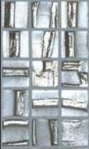 MODERN 1X1 093658M GALAXY SILVER - 658 MOSAIC TILE - B2C TILE OUTLET