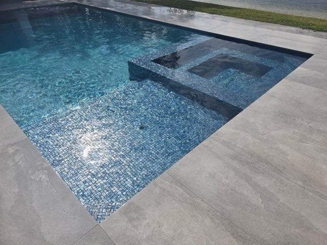 MODERN 1X1 093660M BLUE PLANET - 660 MOSAIC TILE MOSAIC TILE