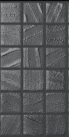 MODERN 1X1 093951M BLACK WATER GLOSSY GLASS - 951 MOSAIC TILE