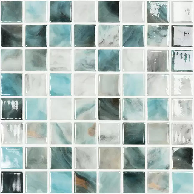 MODERN 1.5 X 1.5 5606 ARFRCE GLOSSY GLASS - MOSAIC TILE – Mosaic Tile ...