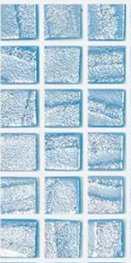 Modern 1X1 Squares Aqua Light Blue Glass Glossy Mosaic Tile - B2C TILE OUTLET