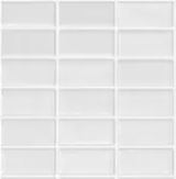 MODERN 1/2X1 BIJOU SATIN GLOSSY GLASS - MOSAIC TILE