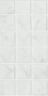 MODERN 1X1  CARRARA GREY MT MATTE GLASS - MOSAIC TILE