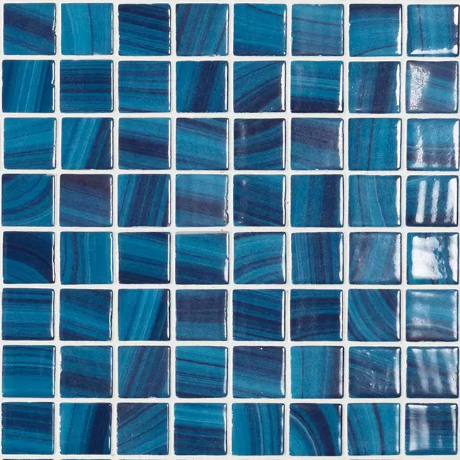 MODERN 1.5 X 1.5 5610 DK BL GLOSSY GLASS - MOSAIC TILE