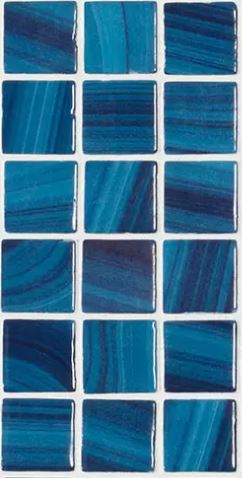 MODERN 1.5 X 1.5 5610 DK BL GLOSSY GLASS - MOSAIC TILE