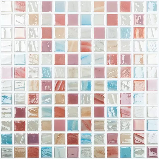 MODERN 1X1 DECO 7 GLOSSY GLASS - MOSAIC TILE