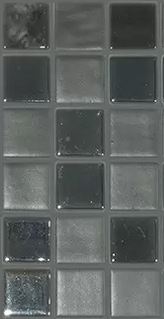 MODERN 1X1 BLACK DIAMOND GLOSSY GLASS - MOSAIC TILE