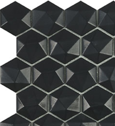 MODERN HEXAGON H35903MD CHARCOAL MATTE - 903 HEXAGON 3D - B2C TILE OUTLET