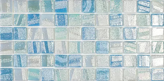 MODERN 1X1 KEY WEST MIX GLOSSY GLASS - MOSAIC TILE