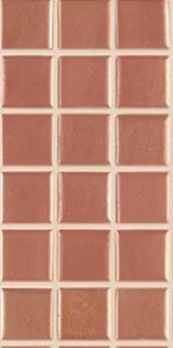 MODERN 1X1 MAGIC COPPER GLOSSY GLASS - 48 MOSAIC TILE