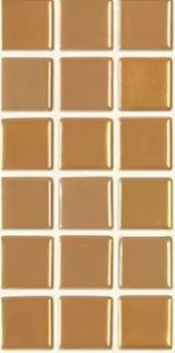 MODERN 1X1  MAGIC GOLD GLOSSY GLASS - 49 MOSAIC TILE