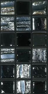 MODERN 1X1 MIDNIGHT MOON GLOSSY GLASS - MOSAIC TILE