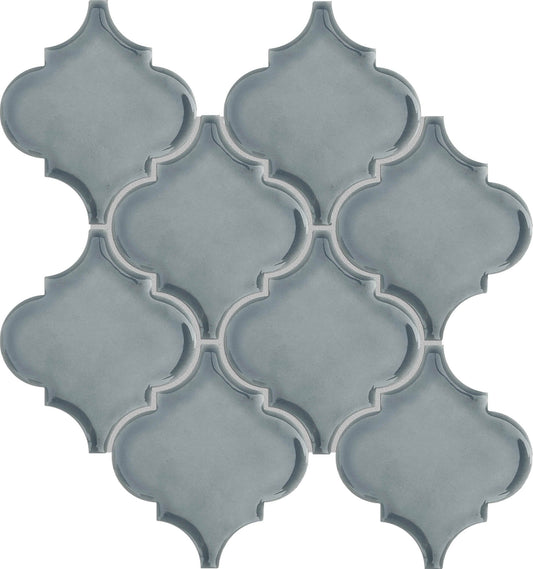 Modern Green Arabesque Ceramic Mosaic Tile B2C-MOROARDO1011MO - B2C TILE OUTLET