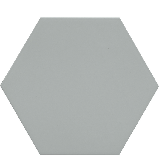 Modern 11X13 Silver Hexagon Porcelain Matte Mosaic Tile B2C-RHYTHXSI1113 - B2C TILE OUTLET