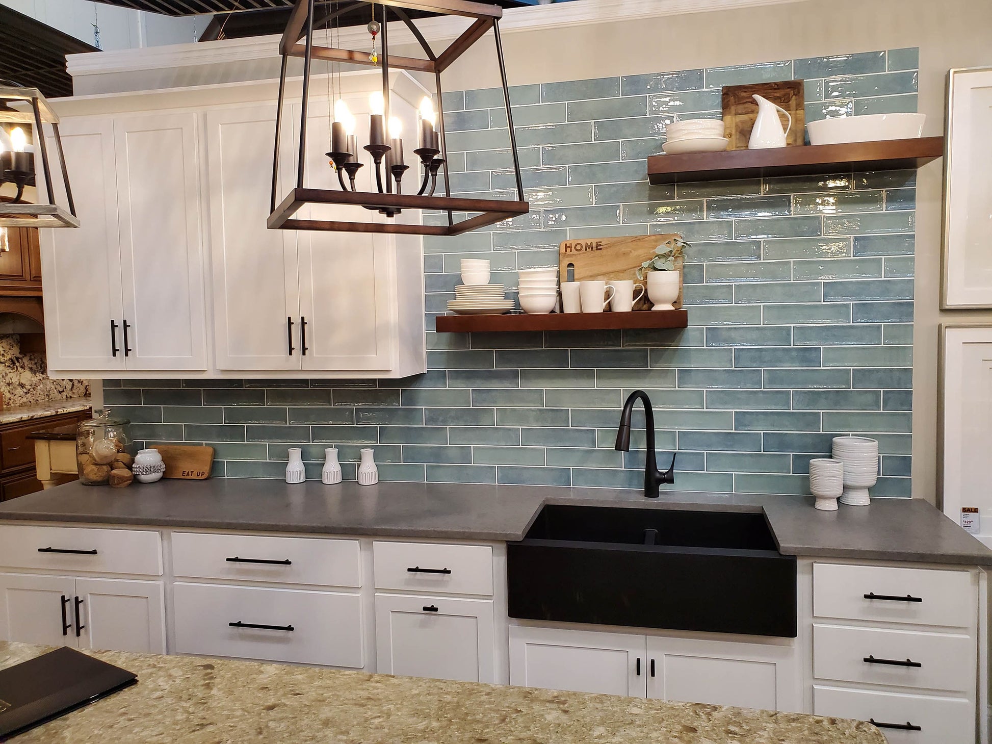 Modern 3X12 Aqua Green Subway Ceramic Tile B2C-RAKUOC0312P26 - B2C TILE OUTLET