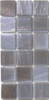 MODERN 1X1 093954M RUST GLOSSY GLASS - 954 MOSAIC TILE