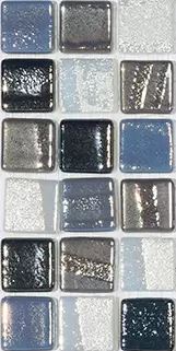 MODERN 1X1 ST. PETE MIX GLOSSY GLASS - MOSAIC TILE