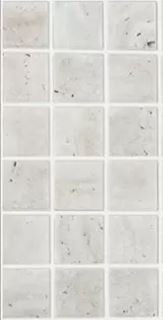 MODERN 1X1 TRAVERTINO BONE MT MATTE GLASS - MOSAIC TILE