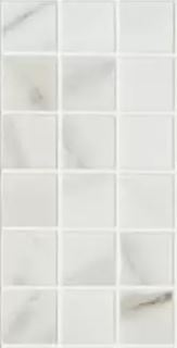 MODERN 1X1  CALACATTA MT MATTE GLASS - MOSAIC TILE