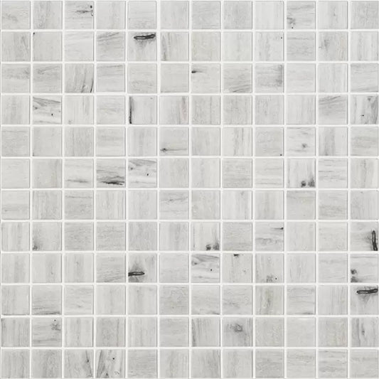 MODERN 1X1 WOOD FRESNO MT MATTE GLASS - MOSAIC TILE